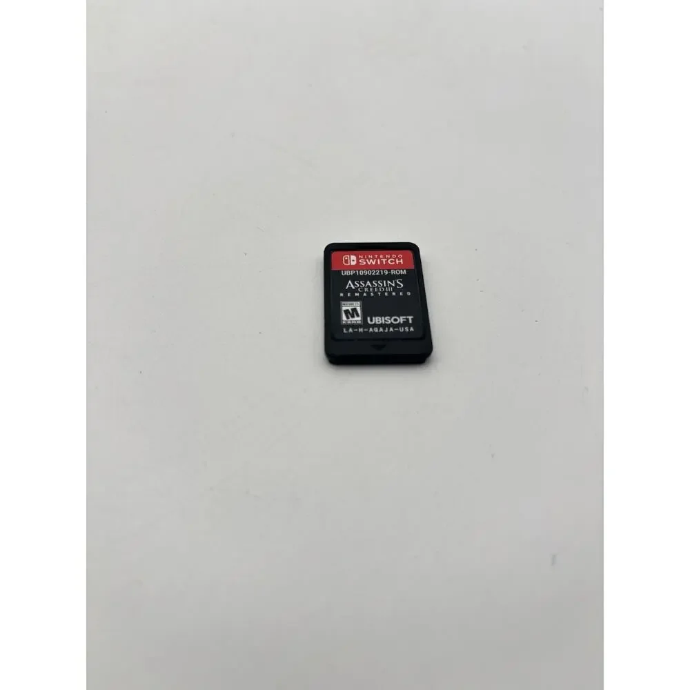 ASSASSINS CREED III REMASTERED NINTENDO SWITCH CARTRIDGE ONLY Tested. Works.